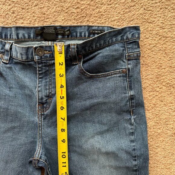 Calvin Klein Jeans Womens 16 33x31 Mid Rise Flare Fit Blue Medium Wash Denim - Picture 9 of 13